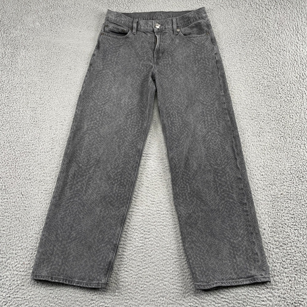 American Eagle Jeans Womens 30 Grey Stovepipe Stretch Denim